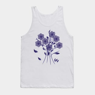 Flowers purple Tank Top